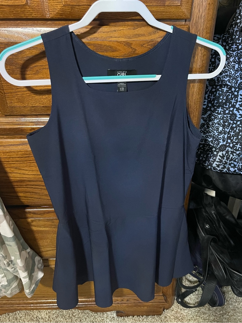 Athleta Girls Large/12 navy tank dress - Perfect condition.